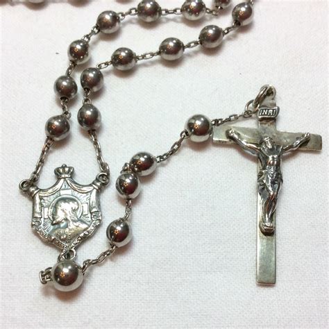 Vintage Metal Rosary 